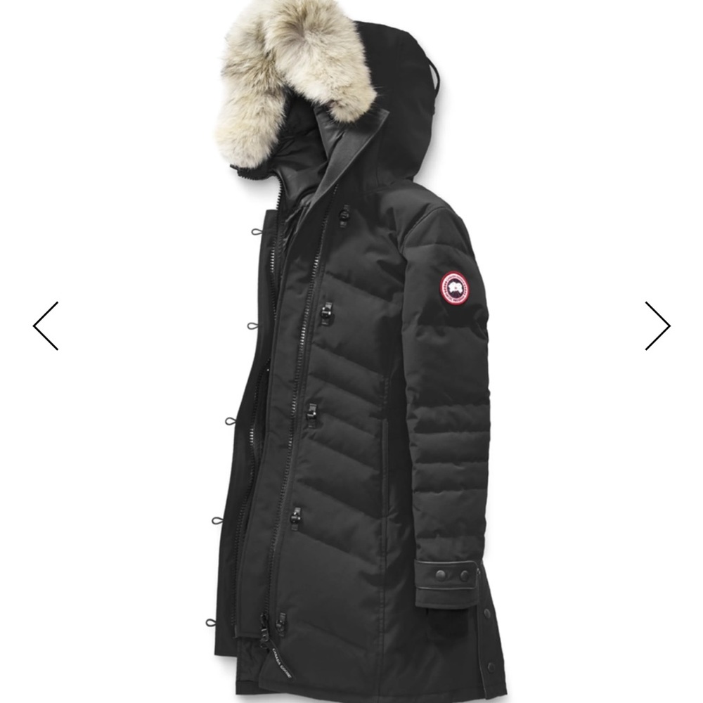 Authentic Canada Goose Lorette Fur-Hood Down Parka Coat
